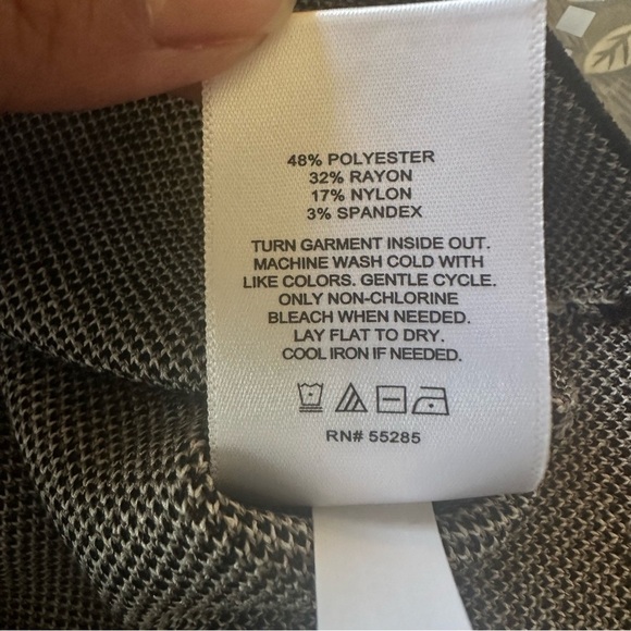 Express Sweater Zebra Print Sweetheart Neckline XS - Picture 6 of 6